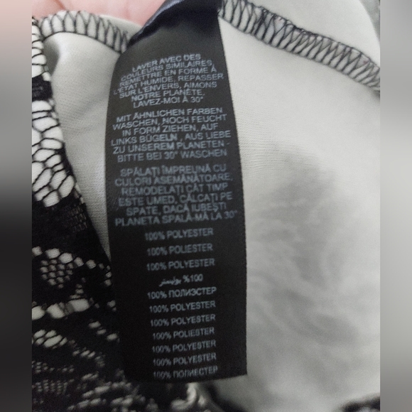 Red Herring Size 10 Lace Damask Pencil Dress - Picture 10 of 10